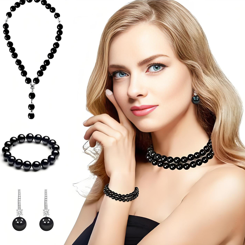 DIY ékszerkészítés kiegészítők — Perforált mesterséges gyöngyök, 24 részes készlet, Szabad gyöngyök