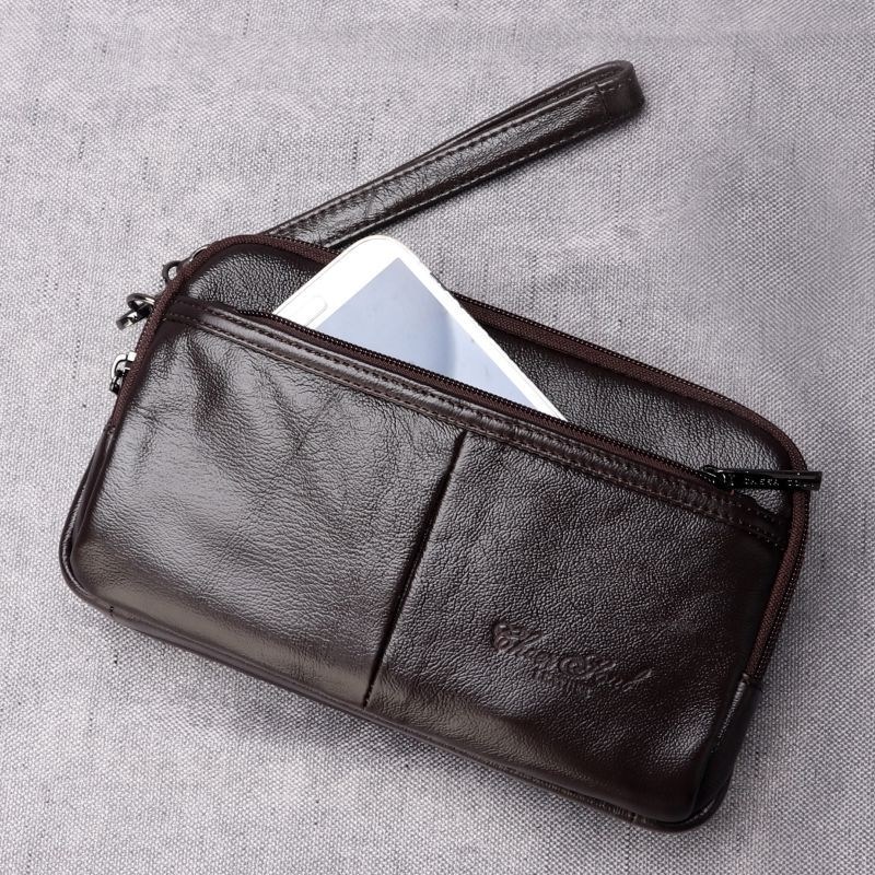 Vīriešu ādas klučs soma, pirmās kārtas liellādas āda, poliesteres odere, biznesa ceļojumiem, 2024. gada pavasaris