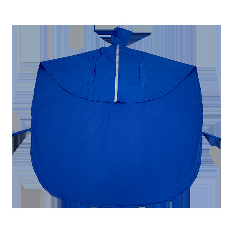 Пончо за инвалидна количка, полиестер, водоустойчив PVC слой, дебелина на платното 0.18 мм, светлоотразително