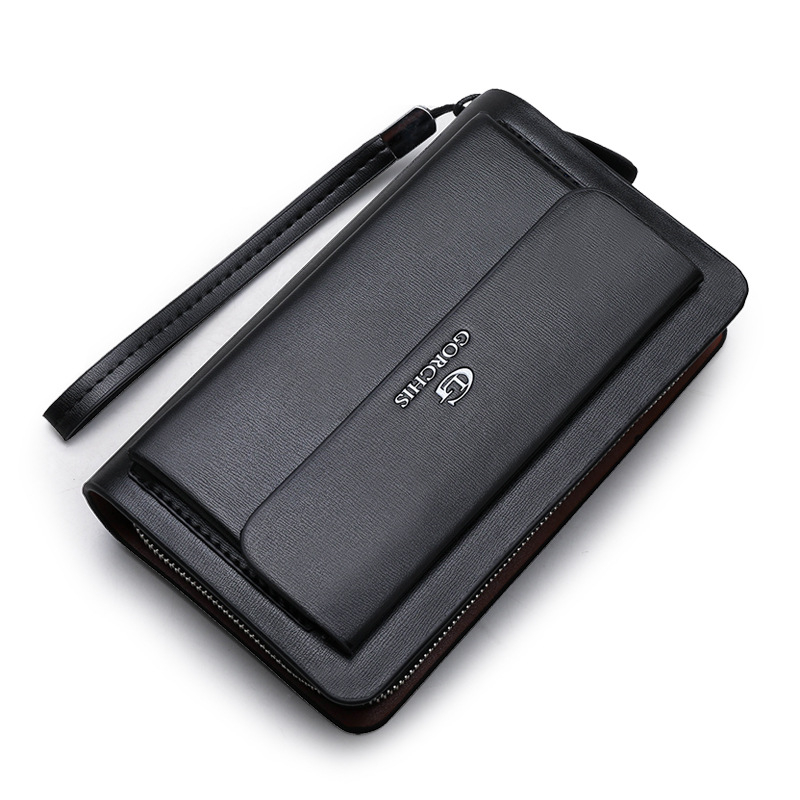 Vīriešu clutch no PU ādas, pilsētas vienkāršība, izturība pret nolietojumu, modelis G07-2