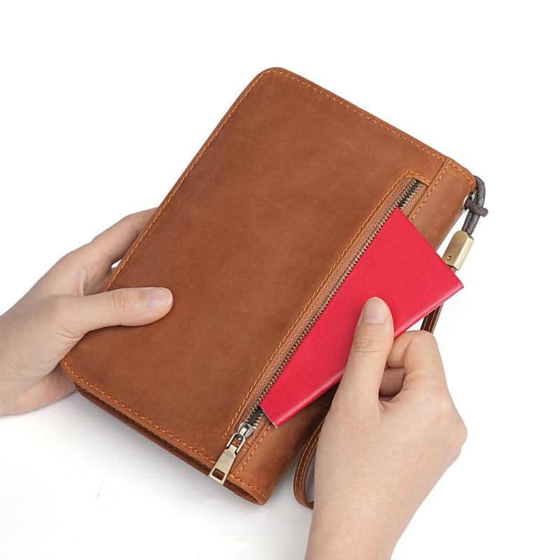 MaDonNo Valódi bőr utazási karsz-Organizer férfiaknak – 20–35L kapacitás, első réteg bőr, Oxford bélés, üzleti elit stílus, 7‑in‑1 bőr készlet (pipa/ cigaretta tartó, öngyújtó, tolltartó, kártyatartó, telefon táska)