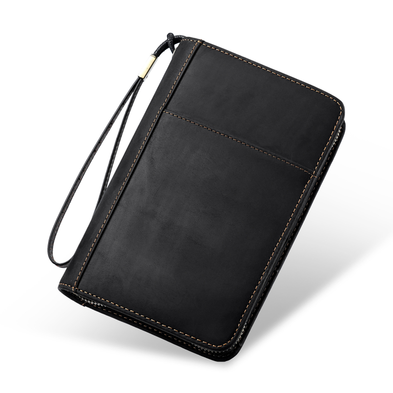 MaDonNo Valódi bőr utazási karsz-Organizer férfiaknak – 20–35L kapacitás, első réteg bőr, Oxford bélés, üzleti elit stílus, 7‑in‑1 bőr készlet (pipa/ cigaretta tartó, öngyújtó, tolltartó, kártyatartó, telefon táska)