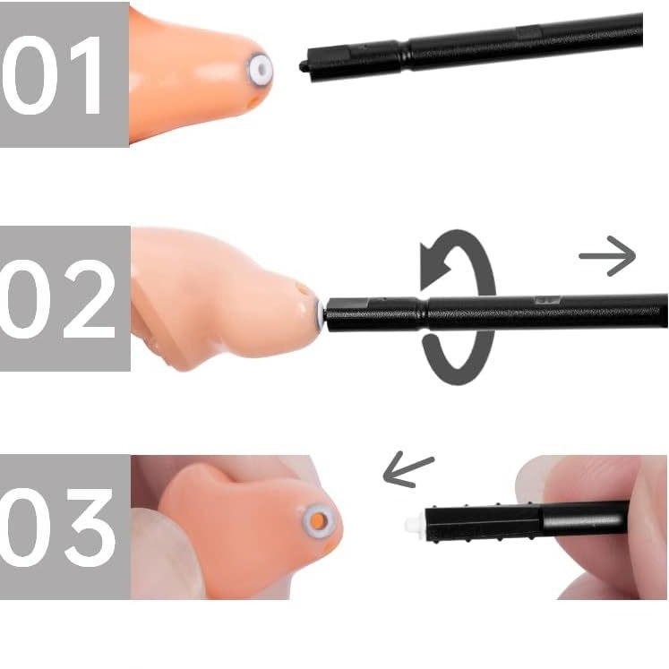 Widex Nanocare φίλτρο κατά του κεριού αυτιού, υλικό PC, κωδ. 02, 5 πακέτα / 40 σετ καθαρισμού, βάρος 0,3