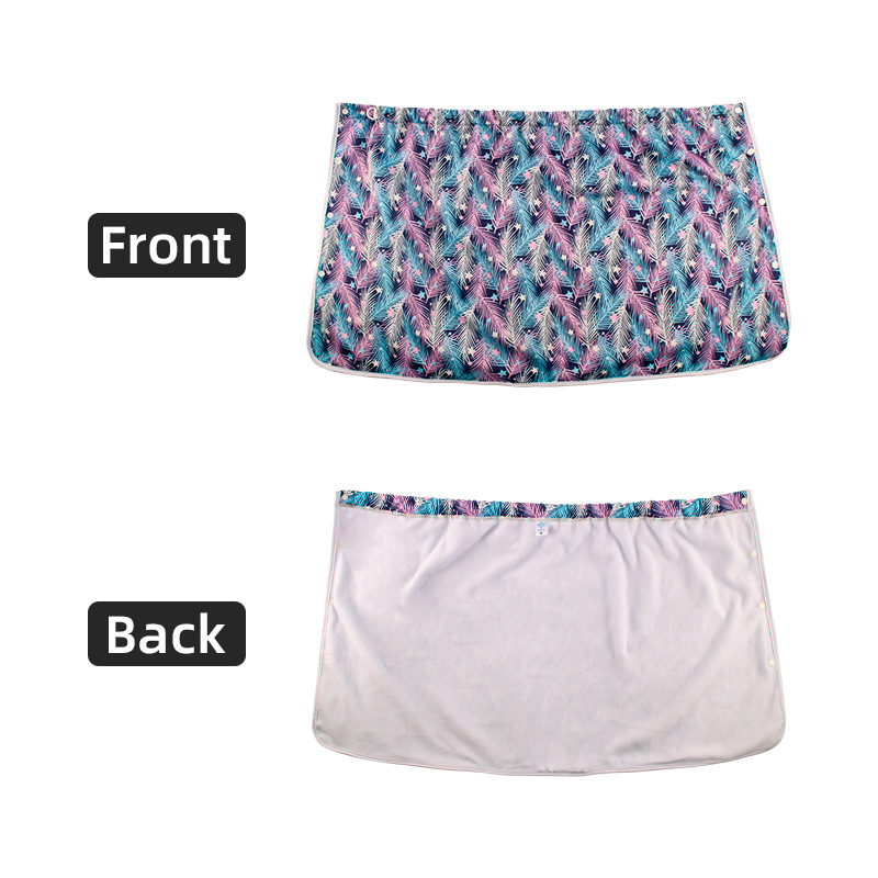 Suaugusiųjų daugkartinė šlapimo kilimėlis lovos priežiūrai, atsparus vandeniui ir nuotėkio prevencija; medžiaga PUL fleece, saugumo lygis A, 100 dėžu pakuotė, galima privataus prekės ženklo etiketė, tinka virš 15 kg