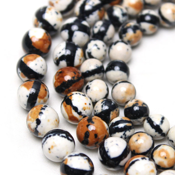 YOUTH CADENCE κυκλικές ελεύθερες χάντρες από πέτρα βροχής, επεξεργασμένες με τρίψιμο, κοπή και γυάλισμα, προέλευση Yiwu