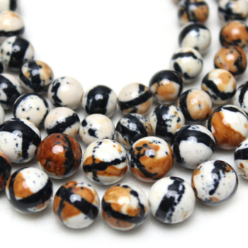 YOUTH CADENCE κυκλικές ελεύθερες χάντρες από πέτρα βροχής, επεξεργασμένες με τρίψιμο, κοπή και γυάλισμα, προέλευση Yiwu