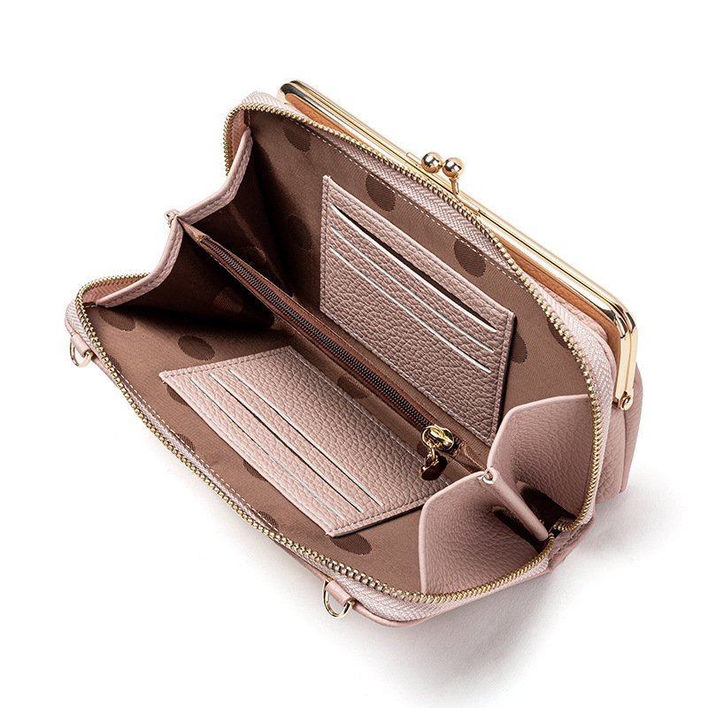 CarrKen/Kyle Kane Mobiliojo telefono krepšys – PU oda, užtrauktukas, horizontalaus kvadrato formos, kortelių skyriai