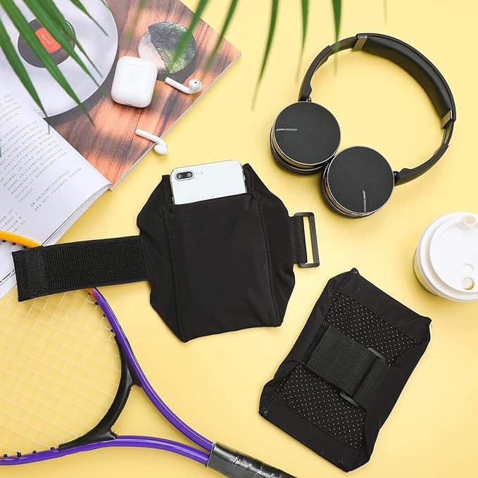 Unisex išorinė kojos kišeninė rankinė su telefono kišene, kvėpuojanti ultra lengva diving cloth medžiaga su nailonu pamušalu, skirta dviračių sportui ir bėgiojimui.