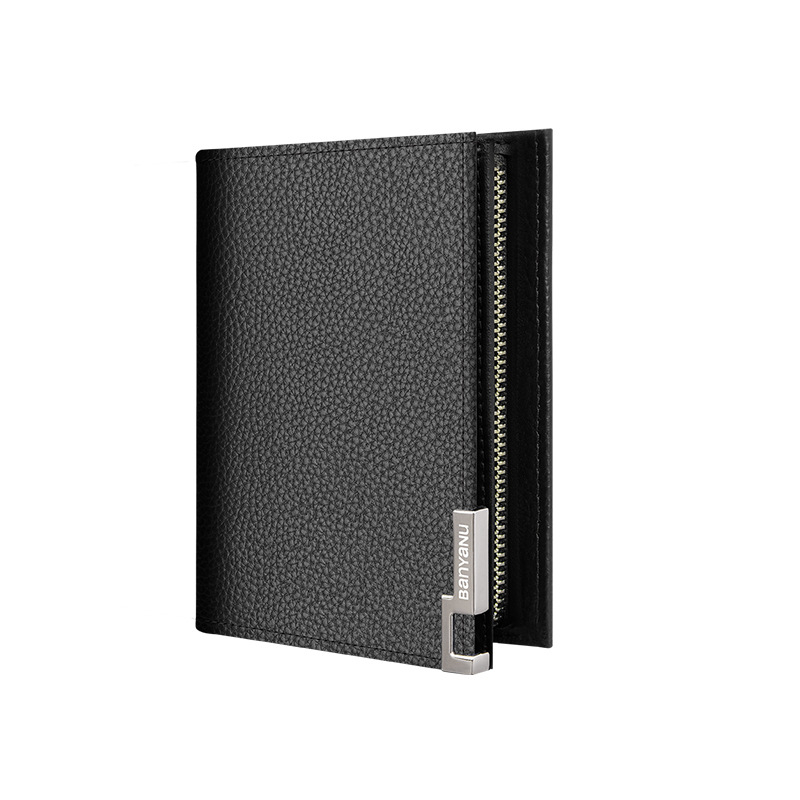 Ban yano férfi pénztárca – valódi bőr, első réteg marhabőrből, ultra könnyű, kopásálló, üzleti stílus