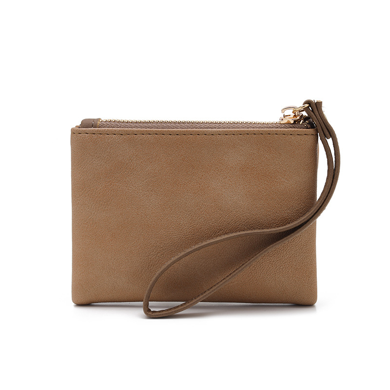 PREETYZYS Γυναικείο PU Πορτοφόλι — Καρτούν Φλώρα Σχέδιο, Κάθετος Φερμουάρ για Κέρματα, Θήκη Καρτών, Επένδυση Πολυεστέρα, Ανεκτικό στη Φθορά