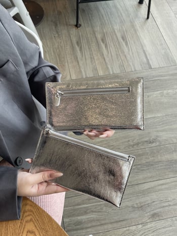 Admire Hosszú Női Pénztárca Valódi Bőrből Telefontokkal (Első Réteg Marhbőrből, Városi Minimalista Stílus, Egyszínű Mintázat, Belső Poliészter-Pamut Bélés)