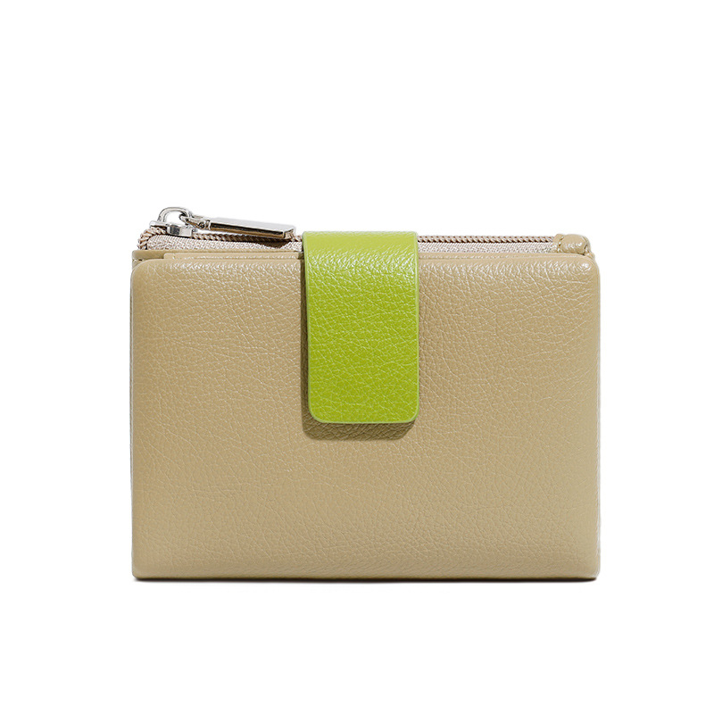 Női PU-bifold pénztárca több kártyatartóval, vízálló, ultra-könnyű