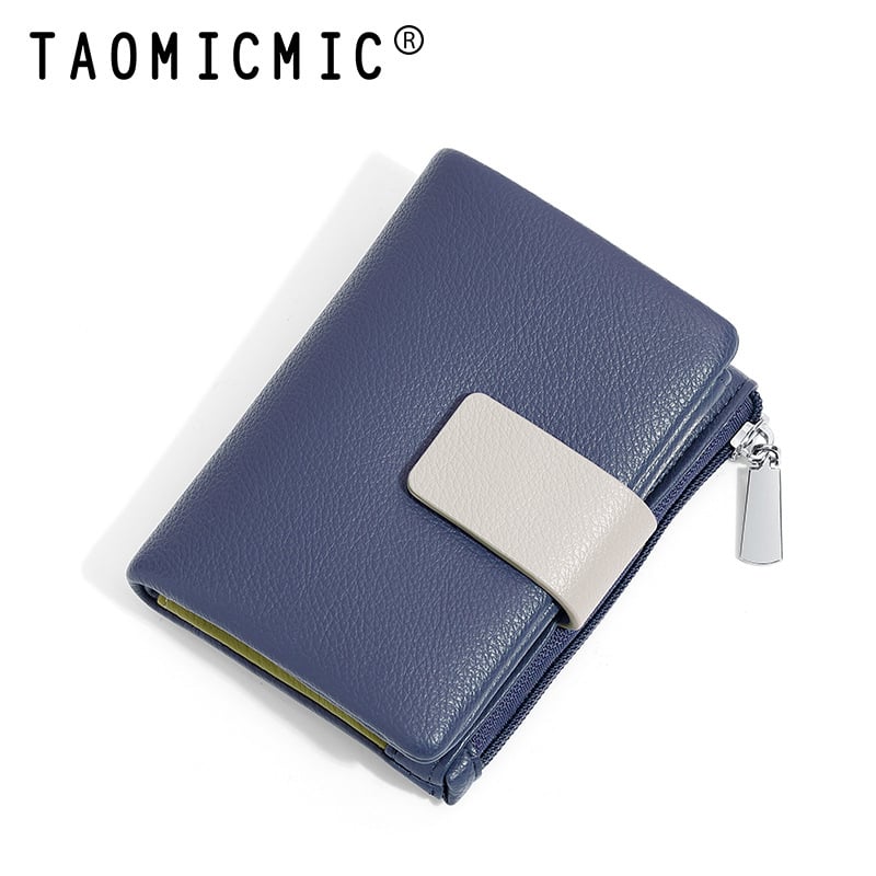 Női PU-bifold pénztárca több kártyatartóval, vízálló, ultra-könnyű