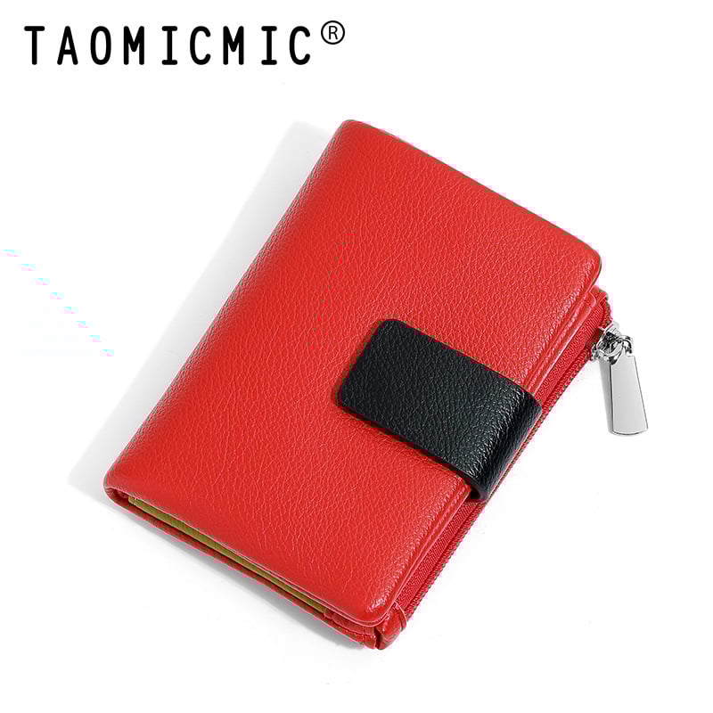 Női PU-bifold pénztárca több kártyatartóval, vízálló, ultra-könnyű