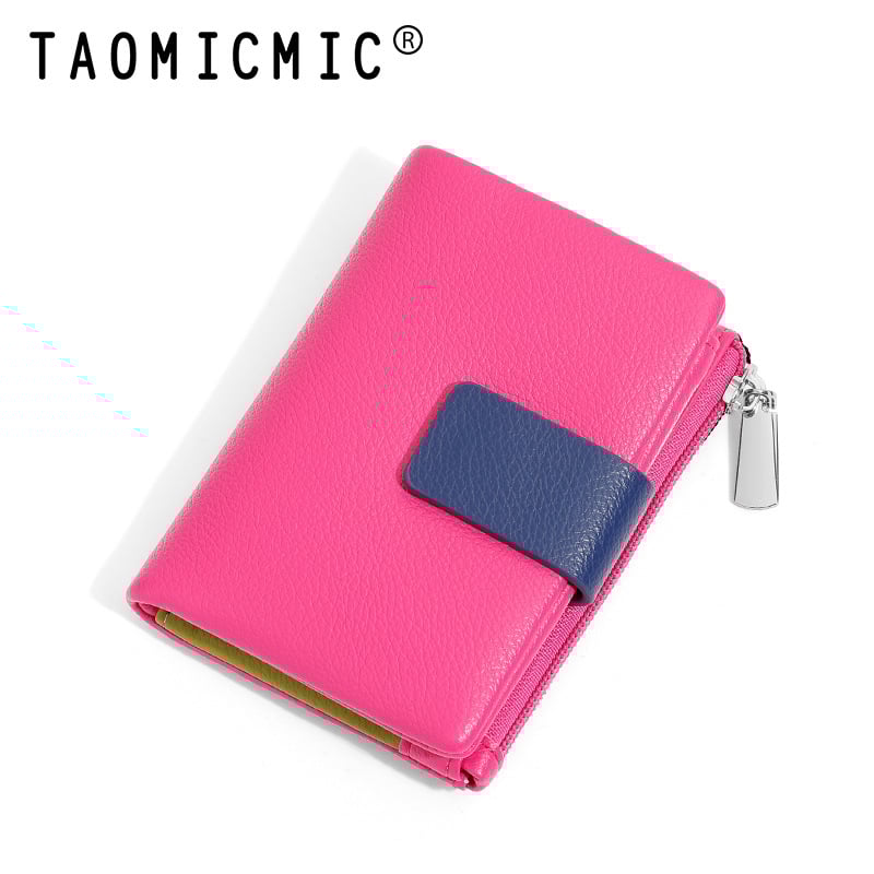 Női PU-bifold pénztárca több kártyatartóval, vízálló, ultra-könnyű