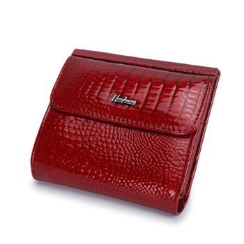Μίνι πορτοφόλι για κάρτες από γνήσιο δέρμα HENGHUANG – δέρμα πρώτης στρώσης, επένδυση από γνήσιο δέρμα