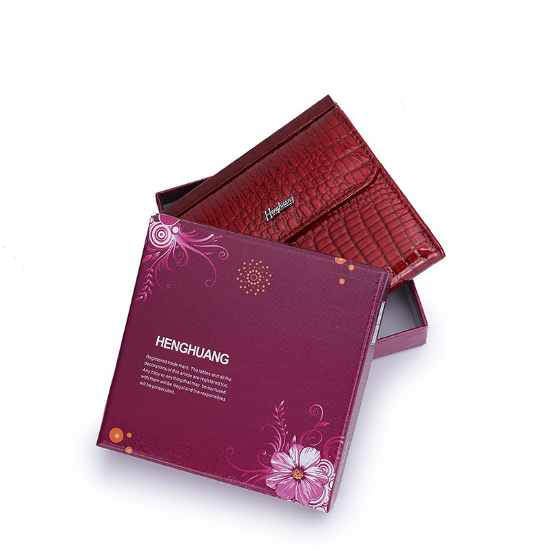 Μίνι πορτοφόλι για κάρτες από γνήσιο δέρμα HENGHUANG – δέρμα πρώτης στρώσης, επένδυση από γνήσιο δέρμα