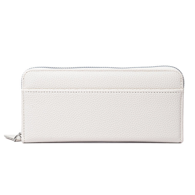 Hosszú PU női pénztárca – városi minimalista stílus, poliészter bélés, lopás elleni védelem