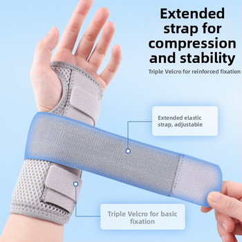 Disco нейлонова киткова ортеза със стоманена плоча за навяхване на китката, унисекс, баскетбол