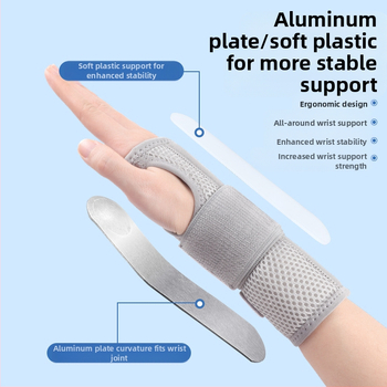 Disco нейлонова киткова ортеза със стоманена плоча за навяхване на китката, унисекс, баскетбол