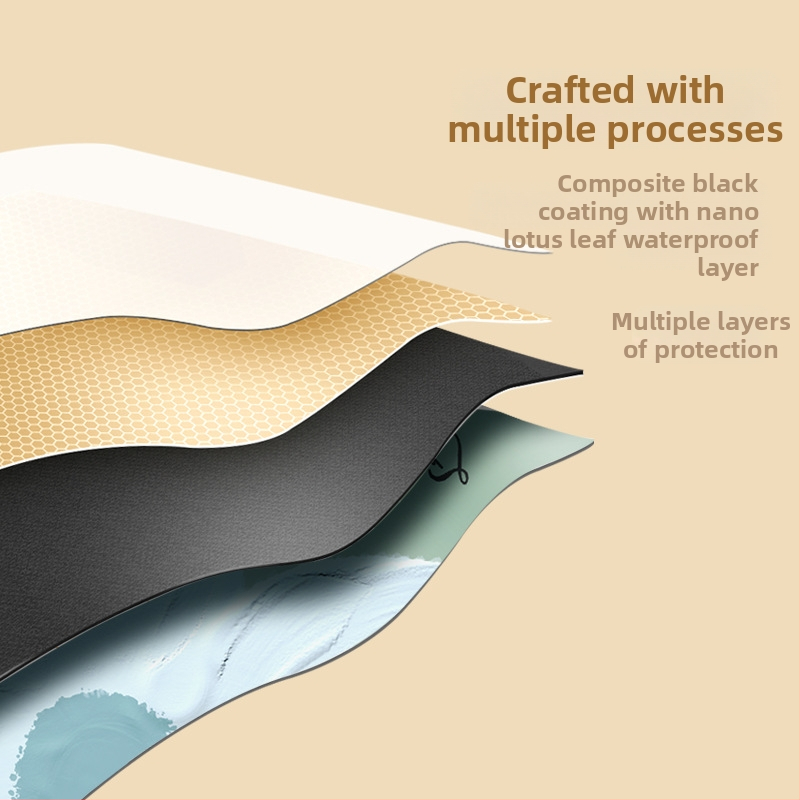 Чадър с три секции, 16 ребра, дървена дръжка, плат 210T, UPF над 50, ръчно отваряне, японски ретро стил