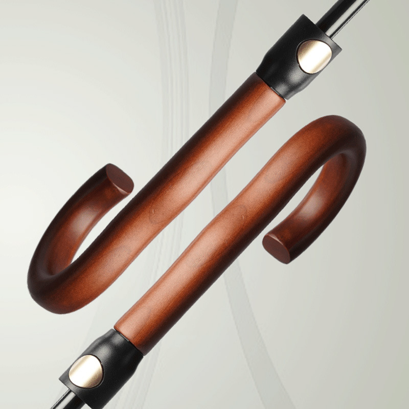 Gėlių rašto reklaminis skėtis, 16-spindulinis rėmas, ilgas kotas, automatinis atidarymas, pusautomatinis uždarymas, logotipo atspaudas, 190T audinys