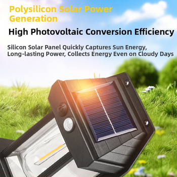 Ηλιακή εξωτερική τοίχικη λάμπα με αισθητήρα κίνησης, νήμα βολφραμίου, 3 λειτουργίες, μοντέλο XY-888