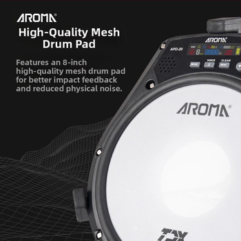 APD-20 Tichá bubnová podložka – ABS materiál, praktická podložka na bubny pre začiatočníkov, príslušenstvo od AROMA