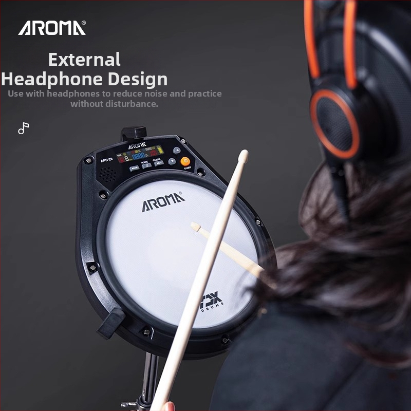 APD-20 Tichá bubnová podložka – ABS materiál, praktická podložka na bubny pre začiatočníkov, príslušenstvo od AROMA