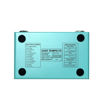 Лупер педал – LOST TEMPO, M-VAVE, железен корпус, 227 g