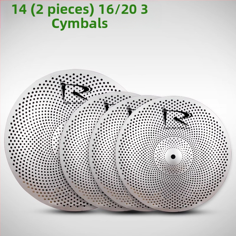 Asanasi xyc01 dobcsimbál dobkészlethez, halk dizájn, átmérő 31–50 cm