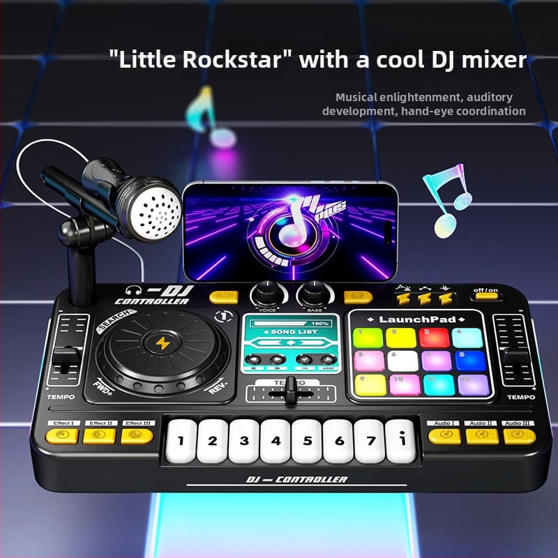 Bērnu muzikāla rotaļlieta – rietumu sitaminstrumenti, ABS korpuss, Huamin zīmols, vecums 7–14 gadi