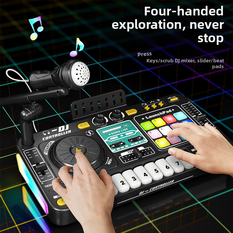 Детска музикална играчка за ударни инструменти в западен стил, ABS корпус, марка Huamin, за възраст 7–14 години