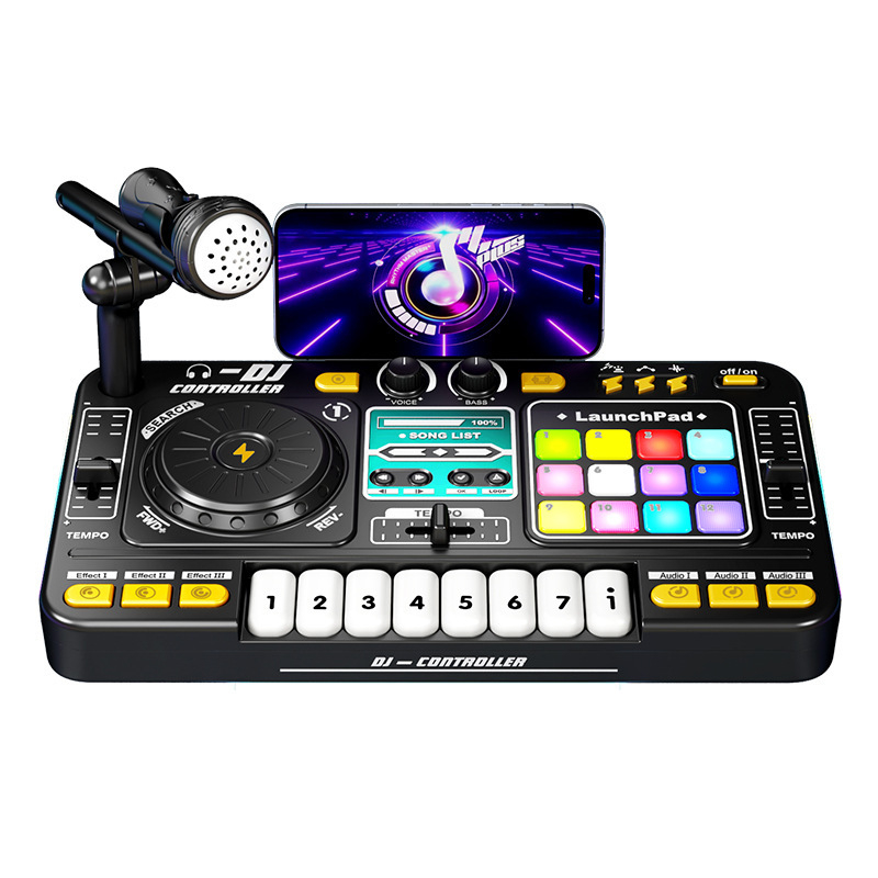 Bērnu muzikāla rotaļlieta – rietumu sitaminstrumenti, ABS korpuss, Huamin zīmols, vecums 7–14 gadi