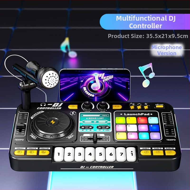 Bērnu muzikāla rotaļlieta – rietumu sitaminstrumenti, ABS korpuss, Huamin zīmols, vecums 7–14 gadi