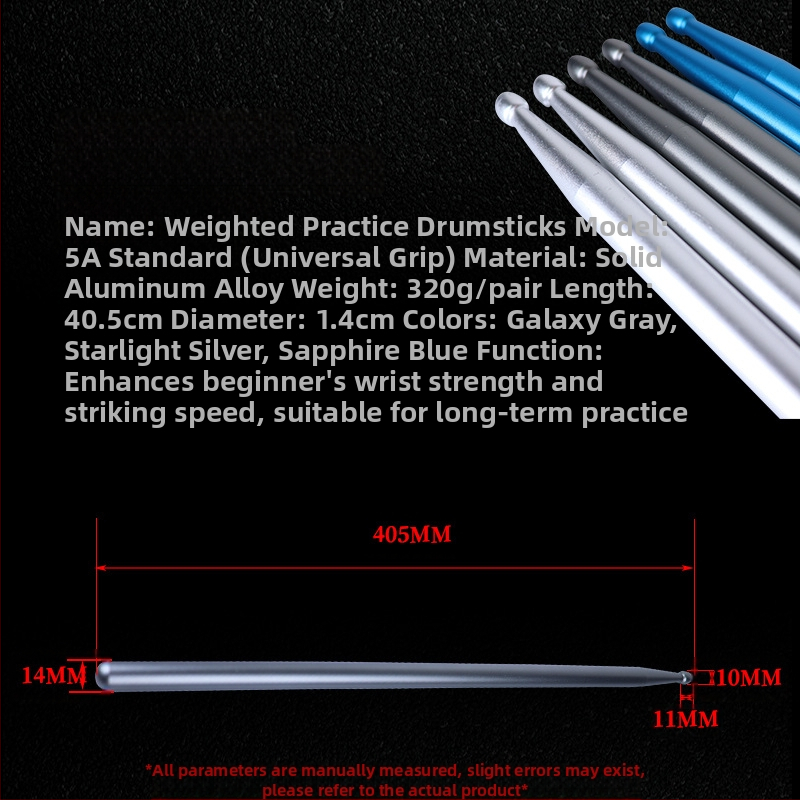 Kositu CT-811 bubnová palička z hliníkovej zliatiny, balenie: PP vrecko; k dispozícii aj velúr taška