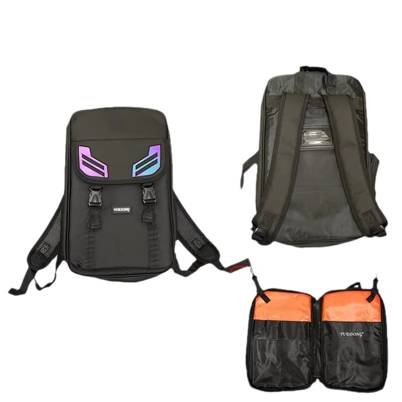 Чанта за барабанни палки и марамба – голям капацитет, 12 части, водоустойчива нейлон/канва/кожа, преносима с извита презрамка