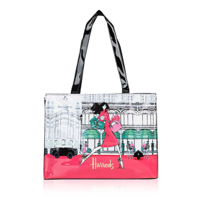 MABULA Uniszex Tote táska, PU anyag, szabadidős utazásokhoz