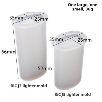 Φόρμα σιλικόνης για DIY κρυσταλλική ρητίνη: προστατευτικό κάλυμμα αναπτήρα με καθρέπτη – Ruihe (Άνοιξη 2021)