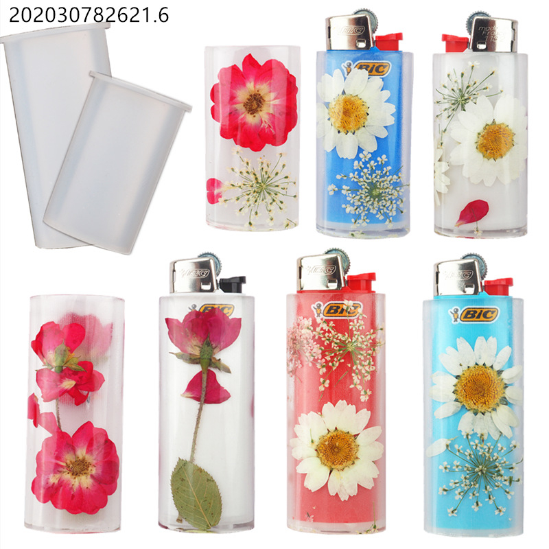 Szilikon öntőforma DIY kristályos epoxigyantához: gyújtóvédő tok tükrös felülettel – Ruihe (2021 tavasz)