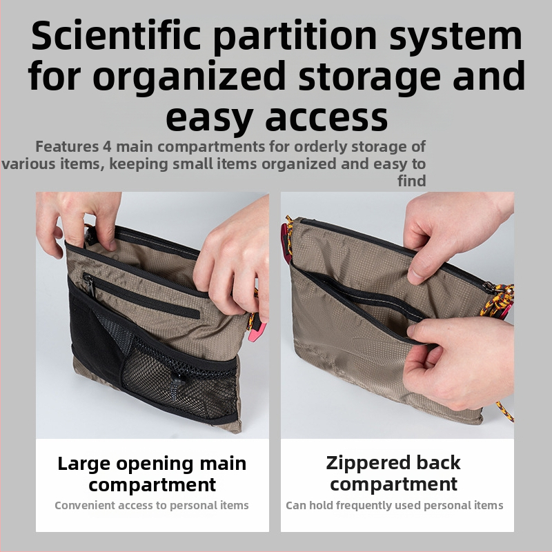 PLAY-KING Нейлонова кръстосана чанта за спорт на открито – водоустойчива, ултаралека, сгъваема, унисекс телефонна чанта