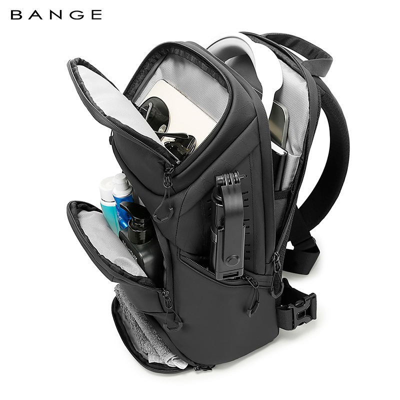 BANGE Férfi mellényes oldaltáska – Casual Travel, Oxford Cloth anyag, kopásálló és terheléscsökkentő funkció, 11 hüvelykes laptop befogad, kód FW228