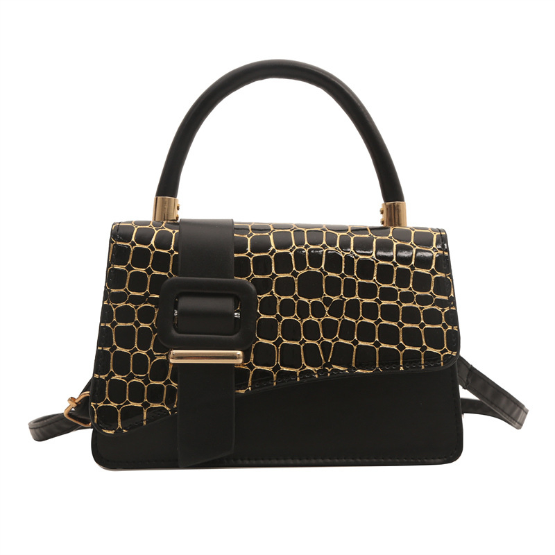 Női PU válltáska, utcai stílus, kis négyzet alakú táska, függőleges négyszögletes forma, fedél típusú nyitás