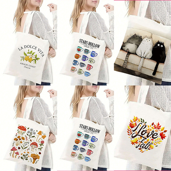 Audinio Tote rankinė moterims, pečių rankinė, didelė talpa, kasdieniniam naudojimui, šilumos perdavimo logotipo spauda