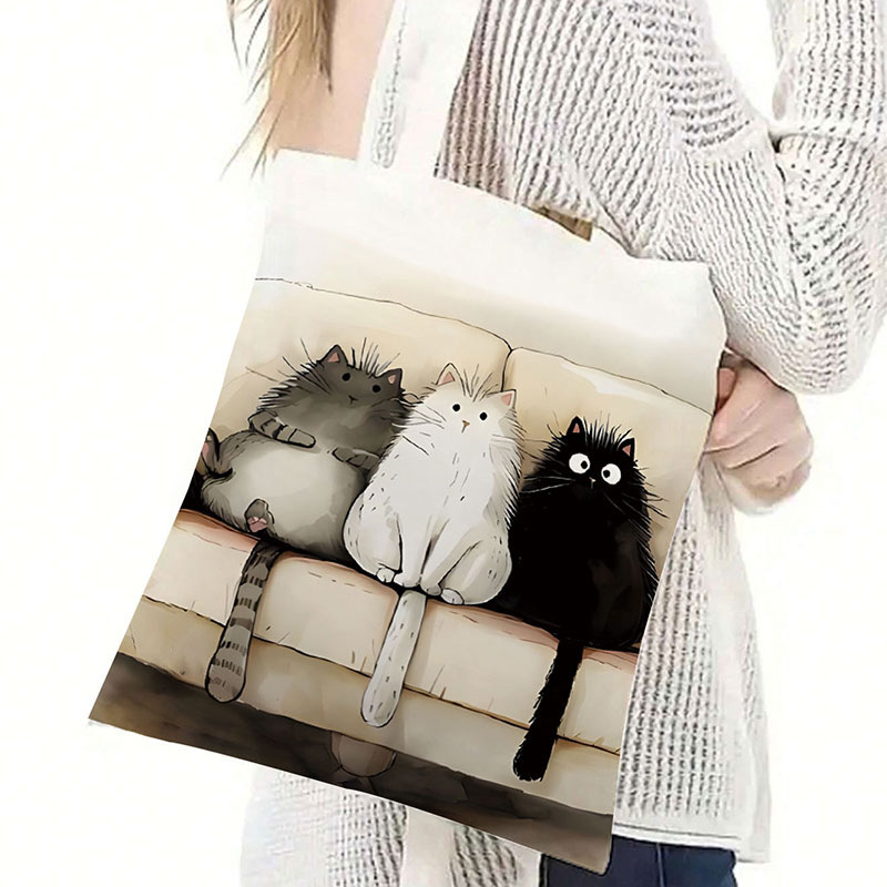 Audinio Tote rankinė moterims, pečių rankinė, didelė talpa, kasdieniniam naudojimui, šilumos perdavimo logotipo spauda