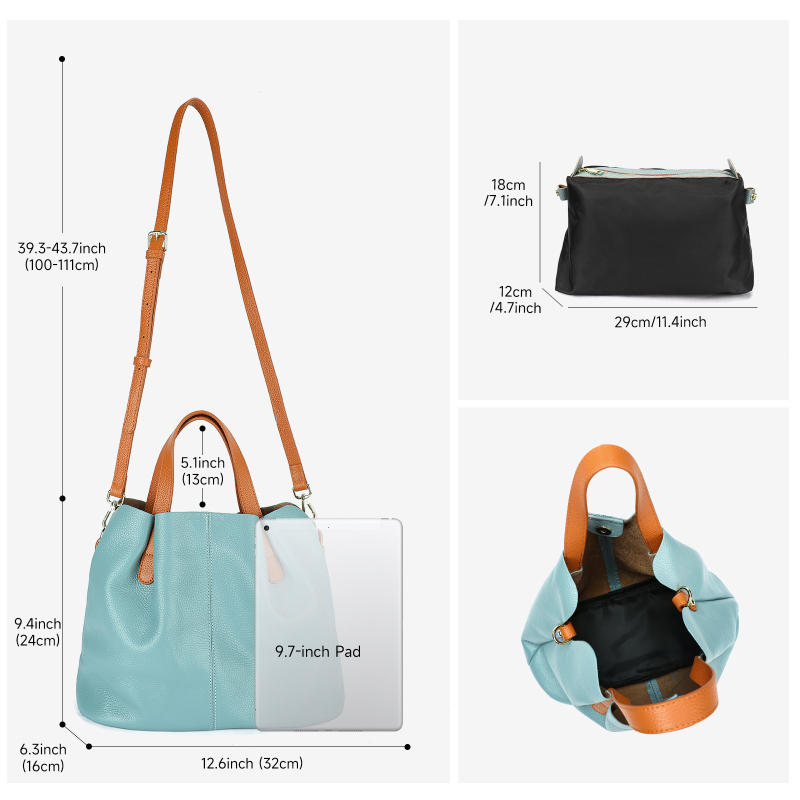 WESTAL keresztpántos táska első réteg marhabőrből, vízszintes négyzetes formájú, nyitott felső