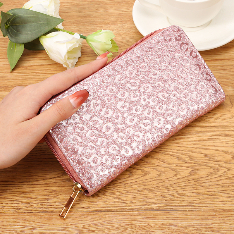 JIANGBAO Dugi ženski novčanik na zip od PU, s pretincima za kartice, clutch torba, novčanik velike kapacitete za kovanice, može stati mobitel (Geometrijski uzorak · PU materijal · Podstava od poliestera · Značka: JIANGBAO)