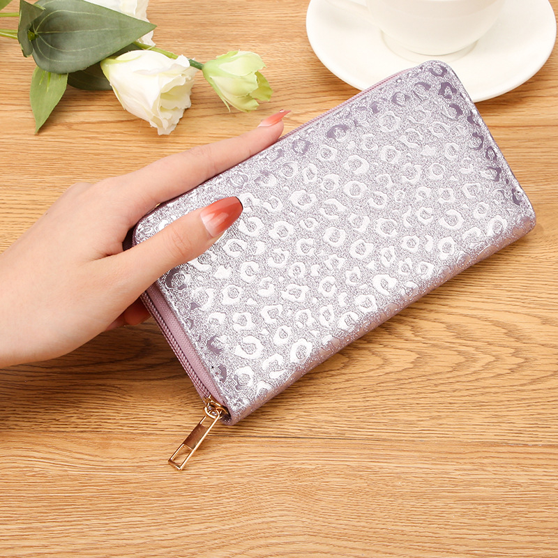 JIANGBAO Dugi ženski novčanik na zip od PU, s pretincima za kartice, clutch torba, novčanik velike kapacitete za kovanice, može stati mobitel (Geometrijski uzorak · PU materijal · Podstava od poliestera · Značka: JIANGBAO)
