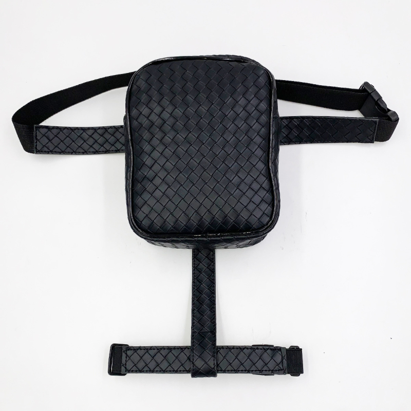 PU torba za nogu za motociklizam – ulični stil, džep za telefon, zatvaranje na zip, 3D vanjski dizajn