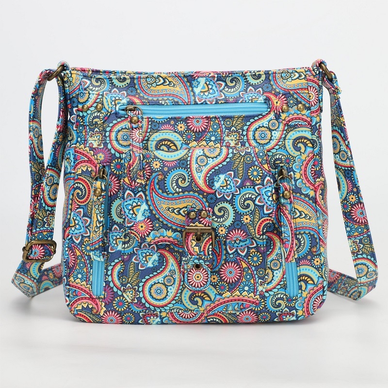 Válltáska - PU anyag, függőleges négyszögletes forma, cipzáras zárás, belső zsebek a telefonhoz és személyi igazolványhoz, KL928